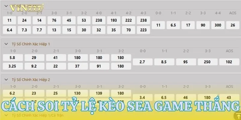 Bí quyết soi cầu dễ thắng trong sea game