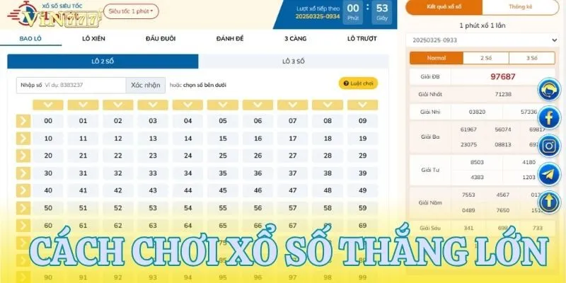 Các cách để thắng đậm trong sảnh xổ số VIN777