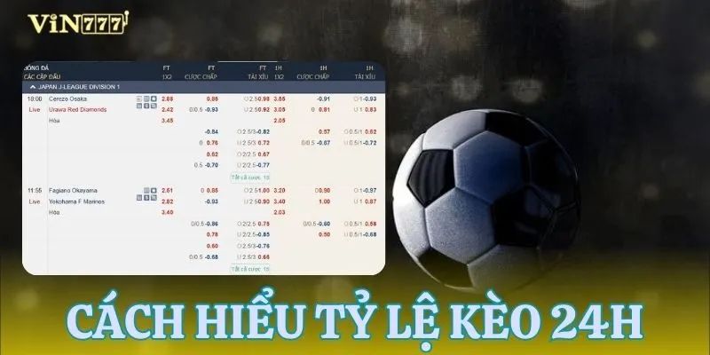 Hiểu đúng về khái niệm tỷ lệ kèo 24h trong cá độ bóng đá
