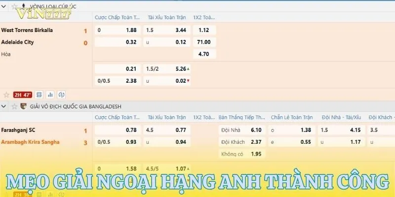Những mẹo từ các bet thủ thành công