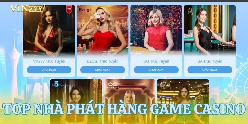 Những nhà phát hành hàng đầu góp mặt