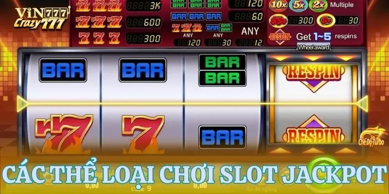 Tổng hợp các thể loại slot jackpot