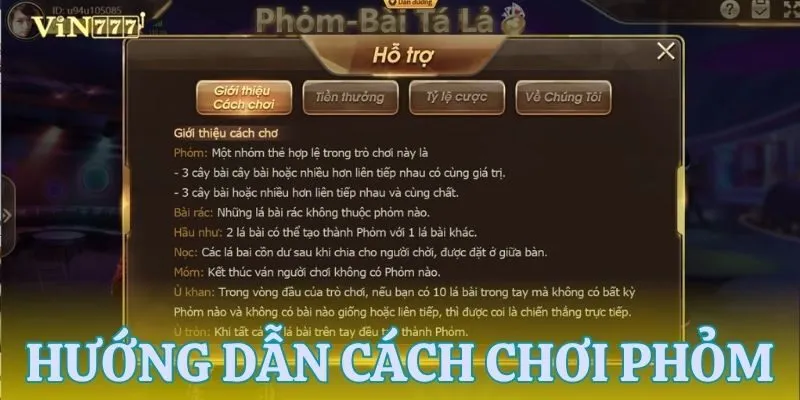 Tất tần tật về cách chơi phỏm